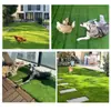 Tamanho de corte simulado de gramado transfronteiriço tamanho de corte lavagem com água tapete de ninho de galinha ninho de ovos ninho de pombo tapete artificial para animais de estimação