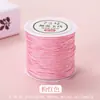 Colorido Degradê Não. 72 Segmento de Linha de Jade Corda de Mão Tingida Corda Trançada Pulseira DIY Feita à Mão Pingente Corda Trançada Corda Colorida Material