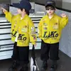Chaqueta de béisbol elegante estilo motociclista para niño para otoño, prenda exterior de marca de moda, nuevo modelo 2026, versátil top de primavera y otoño para niños