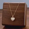 Comercio Exterior de Amazon Venta Caliente Collar de Acero de Titanio Temperamento Femenino Circonita Microincrustada Personalidad Cadena para Clavícula de Alto Sentido Colección Joyería