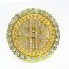 Nueva Carcasa para Teléfono Móvil Incrustada con Diamantes Adhesivo Decorativo para la Parte Trasera DIY Hecho a Mano Creativo Marea Nacional Caracteres Chinos Joyería para Carcasa de Teléfono Móvil Giratoria