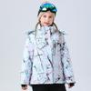 Traje de esqui infantil South Expedition e North War para meninos e meninas, calças acolchoadas de algodão para esqui, quentes, à prova d'água e à prova de vento, ao ar livre