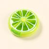 Suprimentos do Fabricante Mini Porta-Pílulas Portátil de 7 Compartimentos, Porta-Pílulas de Frutas, Porta-Pílulas Redondo Giratório Transparente, Pronto para Venda