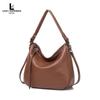 Nova bolsa de couro de couro para viajante elegante nas axilas Bolsa feminina preguiçosa grande bolsa de ombro de grande capacidade