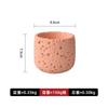 Vela de aromaterapia con textura espacial de cemento transfronterizo, vaso vacío para velas, piedra de incienso expansible, contenedor de fragancia sin fuego, adornos.