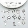 1 nuevo estilo aleación de plata antigua serie Denim occidental colgante colgante accesorios para pulsera DIY collar