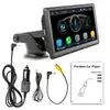 Player Automotivo Portátil Sem Fio 7 polegadas Carplay MP5 Tela de Navegação Multimídia Bluetooth Inserção de Cartão FM