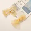 Acessórios de Cabelo DIY Artesanais de Rede com Laço de Pérola Sintética Fofo e Doce Broche Flor para Sapato de Cabelo