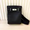 Bolsa de Peito de Couro de Vaca de Camada Única Nova Togo Transfronteiriça Mochila de Grande Capacidade de Ombro Único Unissex Versátil Bolsa da Moda