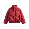 Jaqueta de Algodão para Casal 2025 Inverno Nova Tendência Moda Masculina Jaqueta de Algodão Estilo Couro Curta Americana Casaco de Algodão Estiloso Estilo Couro