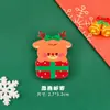 Lindo broche de Navidad, accesorio DIY para las mochilas de los estudiantes de primaria, insignia de dibujos animados de Santa Claus, pequeño regalo