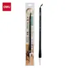 Materiales de Enseñanza Deli Hw187 Compatibles con Pinceles de Caligrafía para Estudiantes: Pelo de Lobo, Pelo Mixto, Pelo de Cabra, Tamaño Pequeño, Tamaño Grande, Tamaño Mediano (Negro) (1 Pieza/Bolsa)