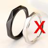 Anillo abierto personalizado en forma de diamante para pareja, hombre y mujer, un par de anillos abiertos, anillo para novias estudiantes, venta al por mayor