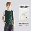 Camiseta infantil sem mangas, 100% algodão, para usar no verão, combinando com looks pai e filho, unissex, branca, adequada como segunda pele ou regata esportiva