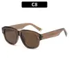 Gafas de Sol Cuadradas Retro Simples con Clavos de Arroz Estilo Callejero de Moda Gafas de Sol Europeas Americanas Moda Protección Solar al Aire Libre Personalidad Gafas de Sol Transfronterizas