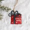 Producto Nuevo Transfronterizo Decoración de Árbol de Navidad Retro Americano Hierro Viejo Bolsa de Regalo Calcetines Decoración Colgante Pequeño