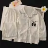 Pijama Infantil 2026 Novo Modelo Algodão Nuvem Primavera e Outono Manga Longa Desenho Animado Doce Princesa Roupa de Casa para Crianças Maiores