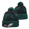 2026 NFL Transfronteiriça Novo Estilo Chapéu de Tricô Colorido Misturado Chapéu de Lã de Time de Futebol Jacquard Dupla Face Bordado Fashion