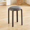 Banqueta de Plástico Doméstica Espessada Empilhável Banqueta Macia Moderna Simples Sala de Estar Mesa de Jantar Banco Alto Cadeira Reserva