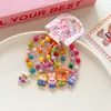 Pulsera Nueva de Cuentas de Dibujos Animados para Niños, Accesorios para Niñas, Pulsera de Ciudad de Animales Acrílicos, Joyería Divertida y Versátil, Accesorios para Manos