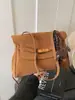 Bolso Cruzado Nuevo de Invierno 2025 para Mujer, Moda de Alta Gama, Bolso de Hombro Versátil, Bolso Casual Simple de Axila, Bolso Cuadrado Pequeño
