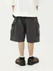 Pantalones Cortos para Niños 2026 Verano Nuevos Estilo Japonés Versátiles con Bolsillos Grandes, Elegantes Pantalones Cargo para Niños