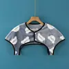 Protetor de Ombro de Flanela Grossa para Outono e Inverno Colete Aquecedor para Dormir Artefato Feminino Pós-Parto Xale de Manga Longa para Proteger a Coluna Cervical do Frio