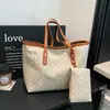 Bolso Tote con Textura Estampada para Viajes, Bolso de Hombro Debajo del Brazo, Estilo Retro Europeo y Americano para Mujer, Nuevo de Moda 2026, Gran Capacidad