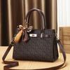 Bolso Estilo Perezoso Gran Capacidad para Mujer 2025 Nuevo Bolso de Mano Estampado de Moda Bolso de Hombro Moderno que Combina con Todo Bolso Transfronterizo para Mujer