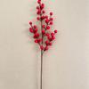 [Suministro directo de fábrica] Bolas rojas de 3 a 12 ramas para decoración navideña de Año Nuevo, accesorios de bricolaje para bodas, frutos rojos, frutos de la fortuna.