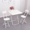 Mesa Plegable para Uso en Casa, Mesa de Comedor, Mesa de Comedor Simple para 4 Personas, Mesa Cuadrada Pequeña, Mesa Cuadrada Portátil para Puesto al Aire Libre