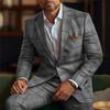 2025 Exportación Tops de Primavera para Hombre Ropa de Trabajo Casual Estampada Chaqueta de Traje de Doble Botonadura para Hombre Talla Grande Personalización