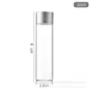 Botella de Tubo de Aluminio Plateado con Boca Grande de 22 mm Personalizada Tapa de Óxido de Aluminio Botella de Cápsulas de Cordyceps Vidrio Transparente Botella de Madera de Águila Botella de Deriva