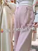 Pantalones de maternidad para otoño e invierno, pantalones de pierna ancha forrados de polar para uso en exteriores, nueva colección de ropa de maternidad 2026, no aprietan en el vientre, pantalones largos de talla grande para el embarazo