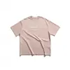 Camiseta de Manga Corta con Cuello Redondo y Estampado Inglés Estilo Americano de Algodón Puro Disfrazada Nanxia para Mujer Verano Nuevo Blanca Holgada y Versátil