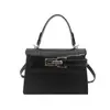 Bolsa Feminina com Design de Fivela Textura de Crocodilo 2026 Nova Pequena de Nicho para o Dia a Dia Ombro Único Versátil Moda Bolsa Transversal