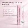 Pluma Aplicadora de Aceite para Cuidado de Cutículas de Uñas Transfronteriza 2ml Empaque Neutro Pluma Empujador de Cutículas