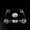 Base de Lámpara de Cristal Recargable al por Mayor Transfronteriza con Grabado Personalizado, Adornos de Artesanía de Cristal de Vidrio, Base de Lámpara de un Solo Color
