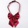 Rojo Vino Puro Rojo Oscuro Flor de Cuello para Mujer Ropa Profesional de Estudiante Lazo Lazo