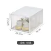 Caixa de Sapato Transparente Espessa para Armazenamento de Fábrica Caixa de Armazenamento de Sapato de Plástico Caixa de Sapato com Tampa Flip Gaveta Caixa de Sapato Armazenamento Caixa de Sapato
