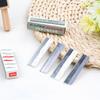 Cuchilla para recortar cejas, maquilladora, cuchilla especial para afeitar cejas, cuchilla de acero inoxidable de un solo lado, herramientas de maquillaje de belleza al por mayor