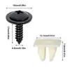 Adequado para Honda Accord Civic Acura Parafuso Porca Arruela Fixador do Para-lama Protetor de Lama