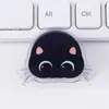 Gato Negro Lindo Dibujo Animado Creativo Acrílico Clip de PP Doble Cara Alta Definición Clip para Planificador Clip Sellador de Bocadillos Clip de PP Personalizado
