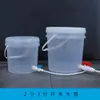 2 Puntos 3 Puntos Interruptor Cubo de Plástico con Tapa Salida de Agua Espesor Polipropileno con Reciclaje de Aguas Residuales Purificador de Agua Tubería de Agua