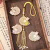 Broche Acessórios Pingente Coelho de Jade Palácio da Lua Brocado Canção do Meio Outono DIY Novo Estilo Chinês Hanfu Qipao Presente de Feriado Pequeno Ornamento