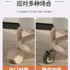 Taburete Pequeño con Ruedas, Respaldo y Giratorio para el Hogar, Taburete Bajo con Respaldo, Silla Pequeña, Taburete para Cambiarse los Zapatos, Taburete para Bebés y Niños Pequeños