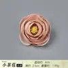 4cm Botão de Chá Adorno de Cabeça Étnico Grampo de Cabelo Flor Artificial para Cabeça DIY Fantasia Antiga Companhia de Bolo Caixa de Presente Flor Decorativa
