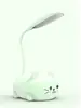 Luminária de mesa fofa de gato de estimação LED recarregável para estudo de estudante proteção ocular lâmpada recarregável USB pequena luminária de mesa presente para empresa