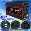 Inversor 12V a 220V110V300W500W conversión de energía solar para coche fuera de red onda de corrección de alta frecuencia