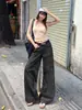 Nuevos Pantalones Casuales de Pierna Ancha Ultrasuaves Estilo Retro para Mujer, Largos hasta el Suelo, Adelgazantes, Rectos, Pantalones Florales Coreanos para Mujer